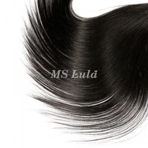 Processed Natural Straight Human Hair Bundles | Human Hair Wig | Lace Front